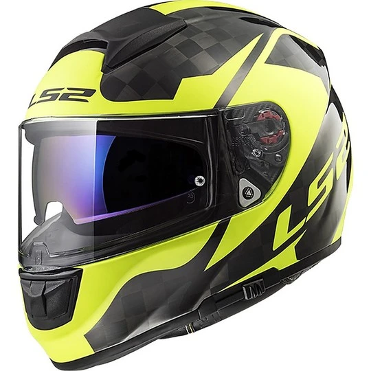 Carbon Integral Helmet Ls2 FF397 Vector C Shine Hi-V Yellow Fluo 3 Carbon Integral Helmet Ls2 FF397 Vector C Shine Hi-V Yellow Fluo