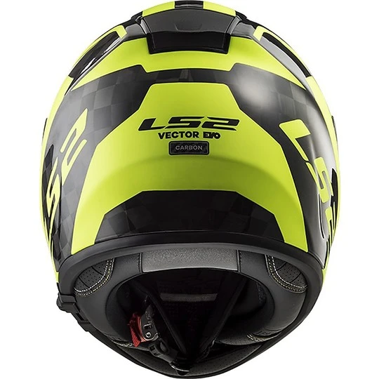 Carbon Integral Helmet Ls2 FF397 Vector C Shine Hi-V Yellow Fluo 7 Carbon Integral Helmet Ls2 FF397 Vector C Shine Hi-V Yellow Fluo - Image 5