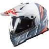 Cross Enduro Helmet Off Road Moto Ls2 MX436 PIONEER EVO Evolve White Cobalt -Ls2 Sales Shop cross enduro helmet off road moto ls2 mx436 pioneer evo evolve white cobalt 86356