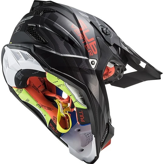 Cross Enduro Helmet Off Road Moto Ls2 MX470 SUBVERTER Troop Black Matt Red 4 Cross Enduro Helmet Off Road Moto Ls2 MX470 SUBVERTER Troop Black Matt Red - Image 2
