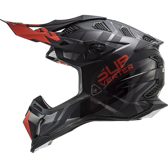 Cross Enduro Helmet Off Road Moto Ls2 MX470 SUBVERTER Troop Black Matt Red 5 Cross Enduro Helmet Off Road Moto Ls2 MX470 SUBVERTER Troop Black Matt Red - Image 3