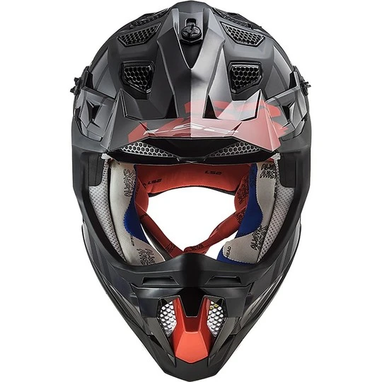 Cross Enduro Helmet Off Road Moto Ls2 MX470 SUBVERTER Troop Black Matt Red 6 Cross Enduro Helmet Off Road Moto Ls2 MX470 SUBVERTER Troop Black Matt Red - Image 4