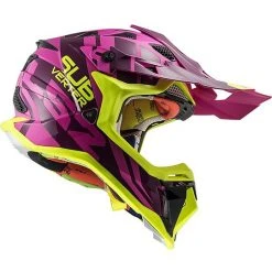 Cross Enduro Helmet Off Road Moto Ls2 MX470 SUBVERTER Troop Pink Matt Yellow Fluo -Ls2 Sales Shop cross enduro helmet off road moto ls2 mx470 subverter troop pink matt yellow fluo 86310