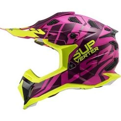 Cross Enduro Helmet Off Road Moto Ls2 MX470 SUBVERTER Troop Pink Matt Yellow Fluo -Ls2 Sales Shop cross enduro helmet off road moto ls2 mx470 subverter troop pink matt yellow fluo 86311