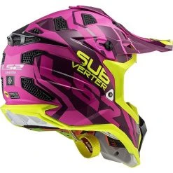 Cross Enduro Helmet Off Road Moto Ls2 MX470 SUBVERTER Troop Pink Matt Yellow Fluo -Ls2 Sales Shop cross enduro helmet off road moto ls2 mx470 subverter troop pink matt yellow fluo 86314
