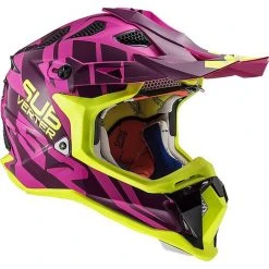 Cross Enduro Helmet Off Road Moto Ls2 MX470 SUBVERTER Troop Pink Matt Yellow Fluo -Ls2 Sales Shop cross enduro helmet off road moto ls2 mx470 subverter troop pink matt yellow fluo 86315