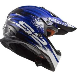 Cross Enduro LS2 MX437 Fast Gator Blue Motorcycle Helmet -Ls2 Sales Shop cross enduro ls2 mx437 fast gator blue motorcycle helmet 66767
