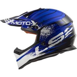 Cross Enduro LS2 MX437 Fast Gator Blue Motorcycle Helmet -Ls2 Sales Shop cross enduro ls2 mx437 fast gator blue motorcycle helmet 66768