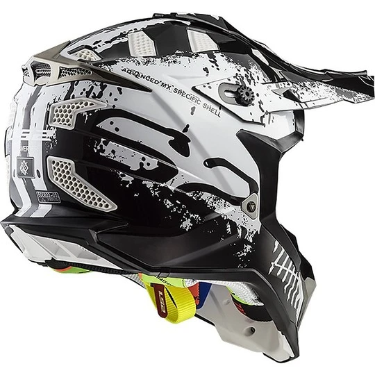 Cross Enduro Moto Helmet LS2 MX 470 Black Intruder Subterter 4 Cross Enduro Moto Helmet LS2 MX 470 Black Intruder Subterter - Image 2