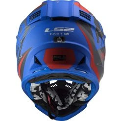 Cross Enduro Moto Ls2 Helmet MX437 FAST EVO Alpha Black Blue Matt -Ls2 Sales Shop cross enduro moto ls2 helmet mx437 fast evo alpha black blue matt 135933