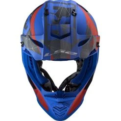 Cross Enduro Moto Ls2 Helmet MX437 FAST EVO Alpha Black Blue Matt -Ls2 Sales Shop cross enduro moto ls2 helmet mx437 fast evo alpha black blue matt 135934