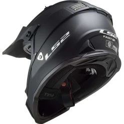 Cross Enduro Moto Ls2 Helmet MX437 FAST EVO Solid Matt Black -Ls2 Sales Shop cross enduro moto ls2 helmet mx437 fast evo solid matt black 135925