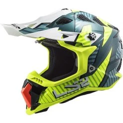 Cross Enduro Motorcycle Helmet Off Road Ls2 MX700 Subverter Evo ASTRO Cobalt Yellow Fluo