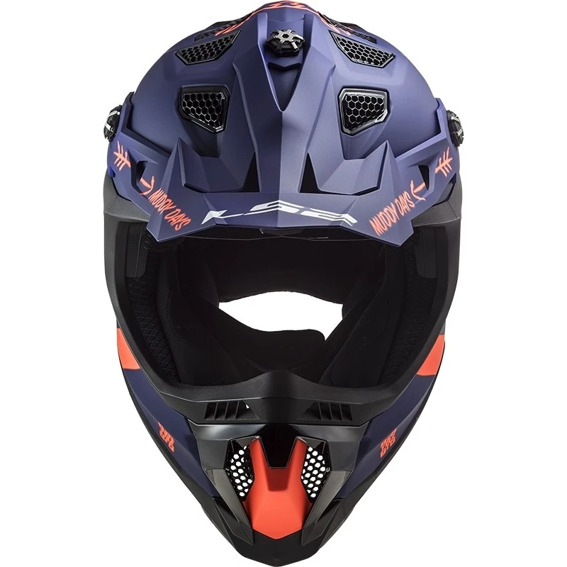 Cross Enduro Motorcycle Helmet Off Road Ls2 MX700 Subverter Evo CARGO Blue Orange Fluo Matt 9 Cross Enduro Motorcycle Helmet Off Road Ls2 MX700 Subverter Evo CARGO Blue Orange Fluo Matt - Image 7
