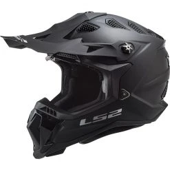 Cross Enduro Motorcycle Helmet Off Road Ls2 MX700 Subverter Evo SOLID Matt Black