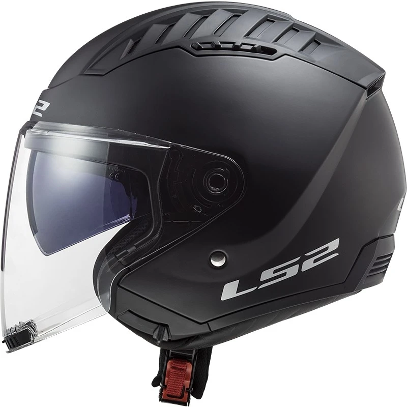 Double Visor Motorcycle Helmet Jet Ls2 OF600 Copter Solid Matt Black 12 Double Visor Motorcycle Helmet Jet Ls2 OF600 Copter Solid Matt Black - Image 10