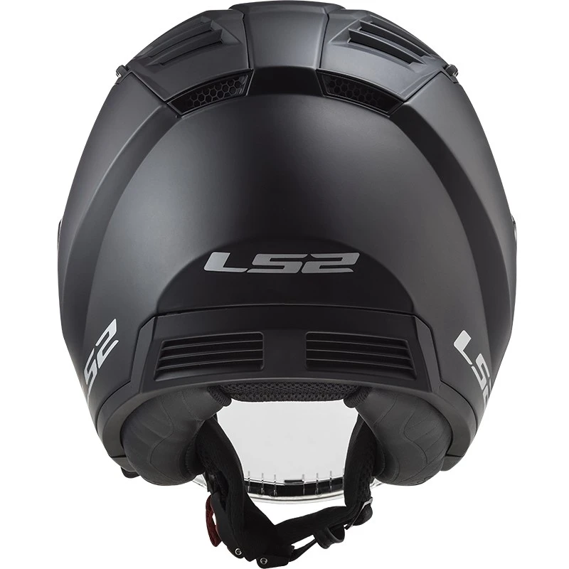 Double Visor Motorcycle Helmet Jet Ls2 OF600 Copter Solid Matt Black 14 Double Visor Motorcycle Helmet Jet Ls2 OF600 Copter Solid Matt Black - Image 12