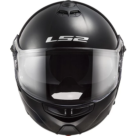 Dual Visor Modular Motorcycle Helmet LS2 FF325 Strobe Gloss Black 6 Dual Visor Modular Motorcycle Helmet LS2 FF325 Strobe Gloss Black - Image 4