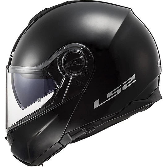 Dual Visor Modular Motorcycle Helmet LS2 FF325 Strobe Gloss Black 4 Dual Visor Modular Motorcycle Helmet LS2 FF325 Strobe Gloss Black - Image 2