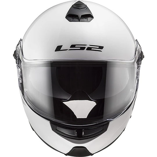 Dual Visor Modular Motorcycle Helmet LS2 FF325 Strobe Glossy White 20 Dual Visor Modular Motorcycle Helmet LS2 FF325 Strobe Glossy White - Image 18