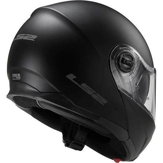 Dual Visor Modular Motorcycle Helmet LS2 FF325 Strobe Matt Black 6 Dual Visor Modular Motorcycle Helmet LS2 FF325 Strobe Matt Black - Image 4