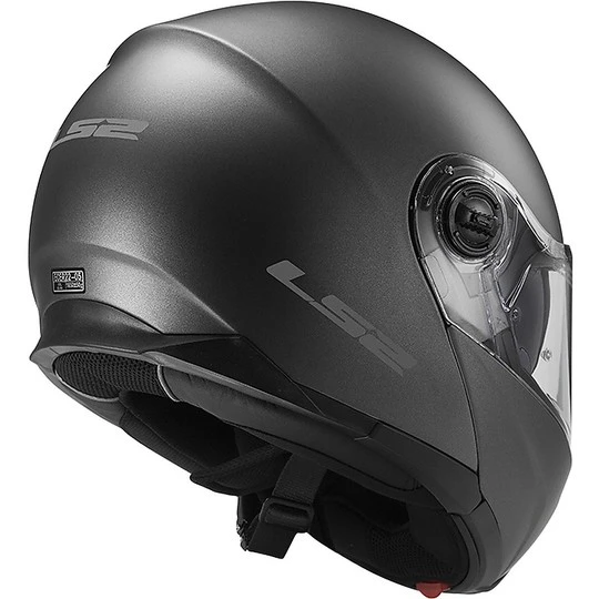 Dual Visor Modular Motorcycle Helmet LS2 FF325 Strobe Matt Black 7 Dual Visor Modular Motorcycle Helmet LS2 FF325 Strobe Matt Black - Image 5