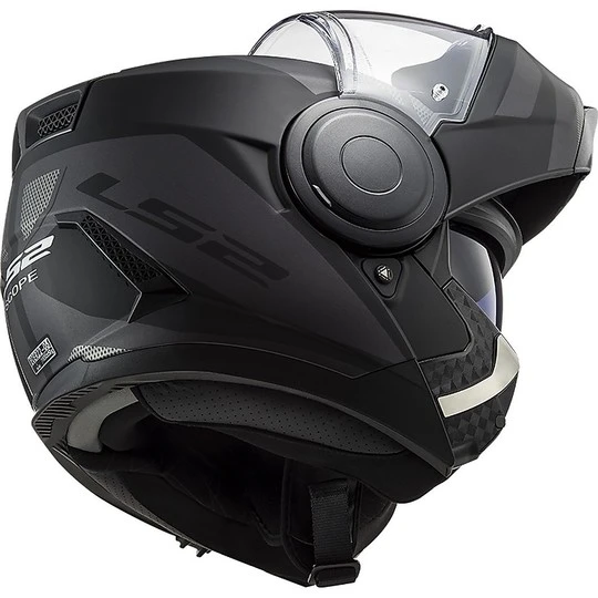 Dual Visor Motorcycle Modular Helmet Ls2 FF902 SCOPE Axis Black Titanium 4 Dual Visor Motorcycle Modular Helmet Ls2 FF902 SCOPE Axis Black Titanium - Image 2