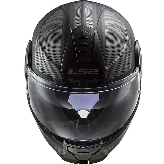 Dual Visor Motorcycle Modular Helmet Ls2 FF902 SCOPE Axis Black Titanium 6 Dual Visor Motorcycle Modular Helmet Ls2 FF902 SCOPE Axis Black Titanium - Image 4