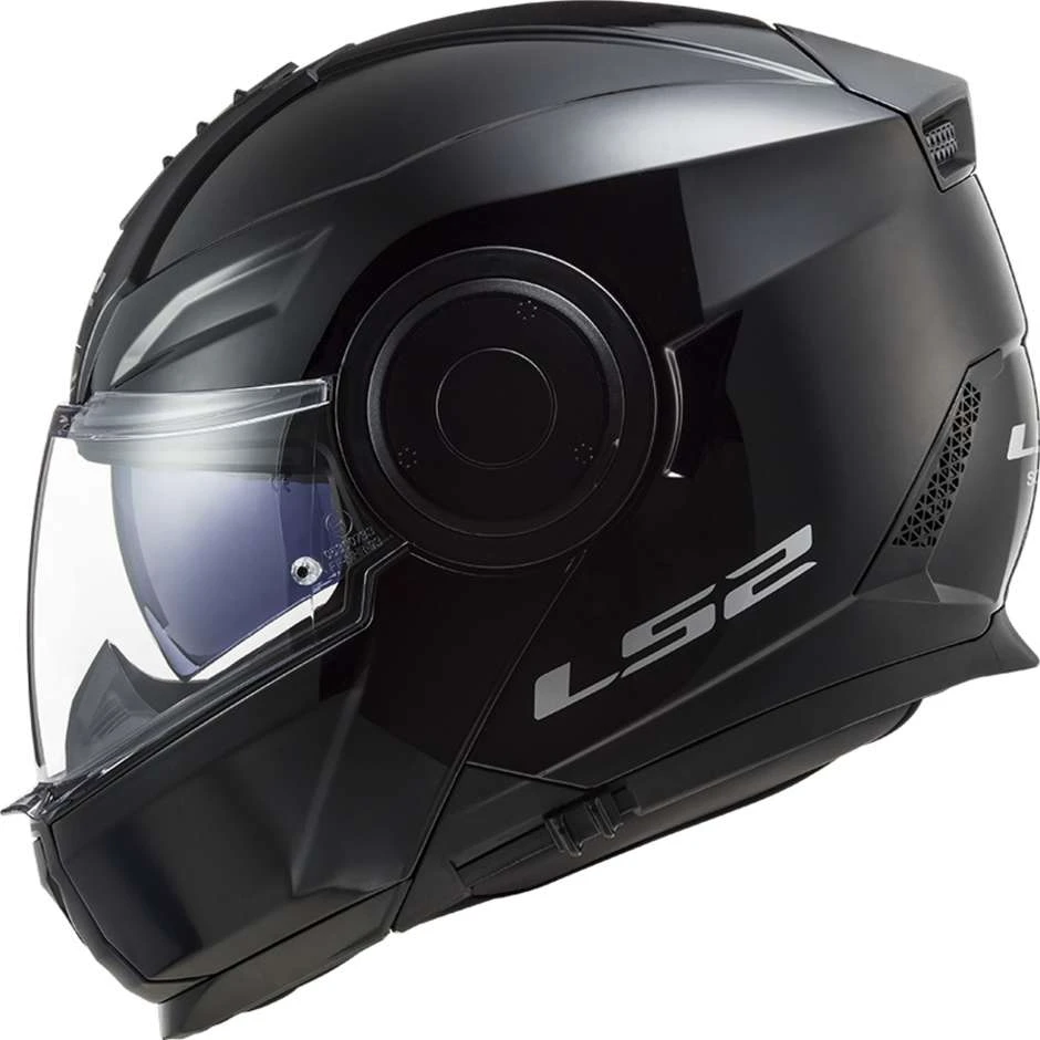 Dual Visor Motorcycle Modular Helmet Ls2 FF902 SCOPE Solid Glossy Black 9 Dual Visor Motorcycle Modular Helmet Ls2 FF902 SCOPE Solid Glossy Black - Image 7