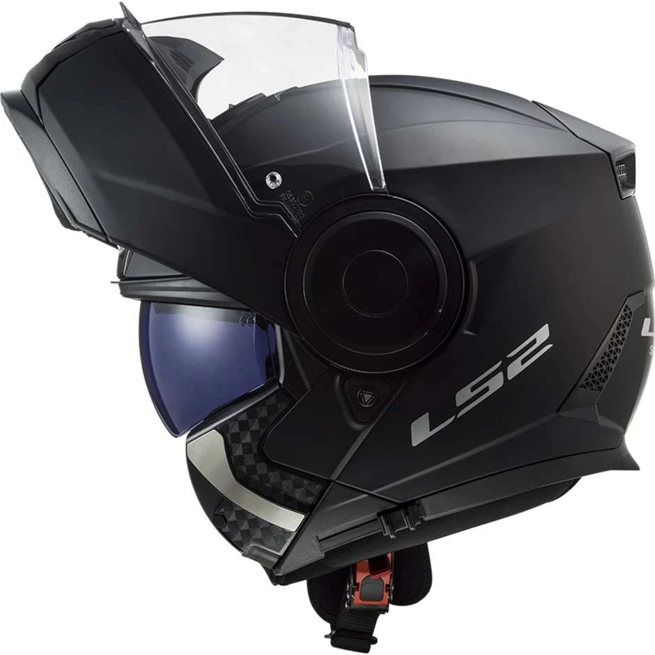 Dual Visor Motorcycle Modular Helmet Ls2 FF902 SCOPE Solid Matt Black 4 Dual Visor Motorcycle Modular Helmet Ls2 FF902 SCOPE Solid Matt Black - Image 2