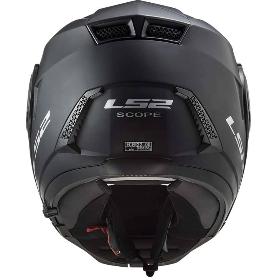 Dual Visor Motorcycle Modular Helmet Ls2 FF902 SCOPE Solid Matt Black 10 Dual Visor Motorcycle Modular Helmet Ls2 FF902 SCOPE Solid Matt Black - Image 8