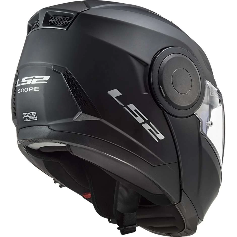 Dual Visor Motorcycle Modular Helmet Ls2 FF902 SCOPE Solid Matt Black 13 Dual Visor Motorcycle Modular Helmet Ls2 FF902 SCOPE Solid Matt Black - Image 11