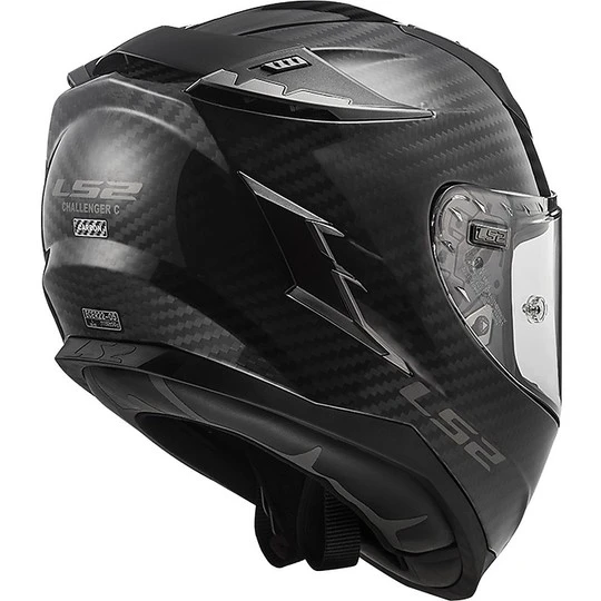 Full Carbon Motorcycle Helmet LS2 FF327 CHALLENGER CT2 Carbon 4 Full Carbon Motorcycle Helmet LS2 FF327 CHALLENGER CT2 Carbon - Image 2
