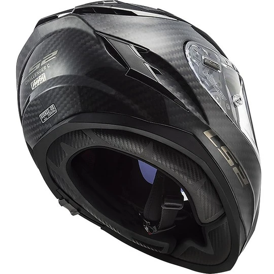 Full Carbon Motorcycle Helmet LS2 FF327 CHALLENGER CT2 Carbon 6 Full Carbon Motorcycle Helmet LS2 FF327 CHALLENGER CT2 Carbon - Image 4
