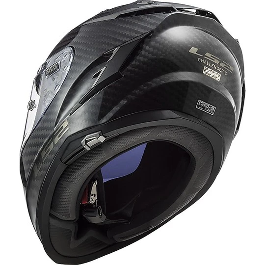 Full Carbon Motorcycle Helmet LS2 FF327 CHALLENGER CT2 Carbon 8 Full Carbon Motorcycle Helmet LS2 FF327 CHALLENGER CT2 Carbon - Image 6