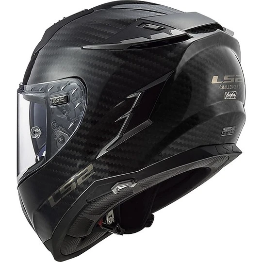 Full Carbon Motorcycle Helmet LS2 FF327 CHALLENGER CT2 Carbon 12 Full Carbon Motorcycle Helmet LS2 FF327 CHALLENGER CT2 Carbon - Image 10