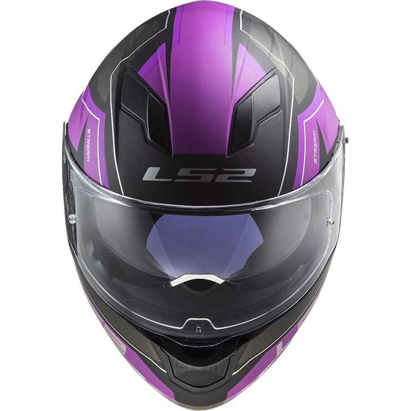 Full Face Motorcycle Helmet Double Visor Ls2 FF320 Stream Evo MERCURY Matt Purple Titanium 8 Full Face Motorcycle Helmet Double Visor Ls2 FF320 Stream Evo MERCURY Matt Purple Titanium - Image 6