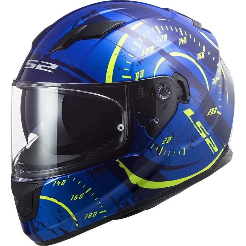 Full Face Motorcycle Helmet Double Visor Ls2 FF320 Stream Evo TACHO Blue Yellow Fluo 3 Full Face Motorcycle Helmet Double Visor Ls2 FF320 Stream Evo TACHO Blue Yellow Fluo