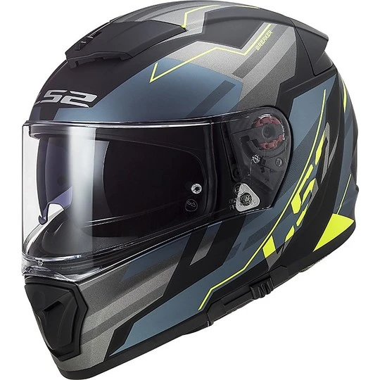 Full Face Motorcycle Helmet Double Visor Ls2 FF390 BREAKER Beta Cobalt Yellow Fluo Matte 3 Full Face Motorcycle Helmet Double Visor Ls2 FF390 BREAKER Beta Cobalt Yellow Fluo Matte