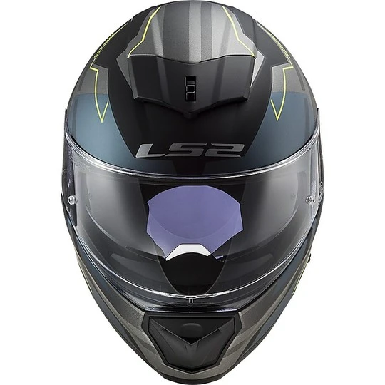 Full Face Motorcycle Helmet Double Visor Ls2 FF390 BREAKER Beta Cobalt Yellow Fluo Matte 7 Full Face Motorcycle Helmet Double Visor Ls2 FF390 BREAKER Beta Cobalt Yellow Fluo Matte - Image 5