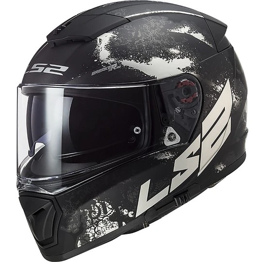 Full Face Motorcycle Helmet Double Visor Ls2 FF390 BREAKER Deft Black Titanium Matt 3 Full Face Motorcycle Helmet Double Visor Ls2 FF390 BREAKER Deft Black Titanium Matt