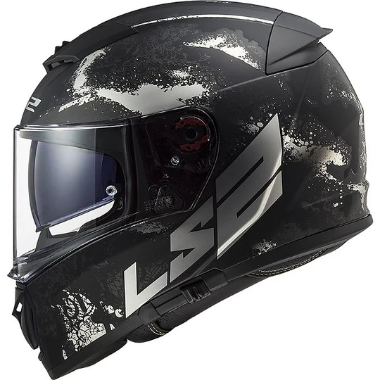 Full Face Motorcycle Helmet Double Visor Ls2 FF390 BREAKER Deft Black Titanium Matt 6 Full Face Motorcycle Helmet Double Visor Ls2 FF390 BREAKER Deft Black Titanium Matt - Image 4