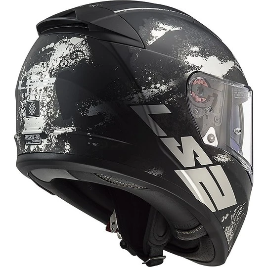 Full Face Motorcycle Helmet Double Visor Ls2 FF390 BREAKER Deft Black Titanium Matt 8 Full Face Motorcycle Helmet Double Visor Ls2 FF390 BREAKER Deft Black Titanium Matt - Image 6