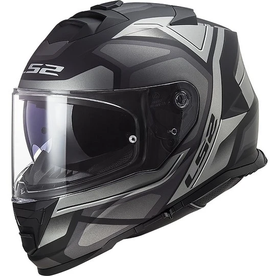Full Face Motorcycle Helmet Double Visor Ls2 FF800 STORM Faster Titanium Matt 3 Full Face Motorcycle Helmet Double Visor Ls2 FF800 STORM Faster Titanium Matt