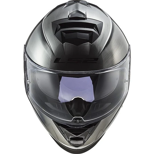 Full Face Motorcycle Helmet Double Visor Ls2 FF800 STORM Jeans Titanium 5 Full Face Motorcycle Helmet Double Visor Ls2 FF800 STORM Jeans Titanium - Image 3