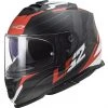 Full Face Motorcycle Helmet Double Visor Ls2 FF800 STORM Nerve Black Matt Red -Ls2 Sales Shop full face motorcycle helmet double visor ls2 ff800 storm nerve black matt red 85562