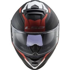 Full Face Motorcycle Helmet Double Visor Ls2 FF800 STORM Nerve Black Matt Red -Ls2 Sales Shop full face motorcycle helmet double visor ls2 ff800 storm nerve black matt red 85564