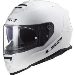 Full Face Motorcycle Helmet Double Visor Ls2 FF800 STORM Solid White