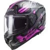 Full Face Motorcycle Helmet In HPFC Touring Ls2 FF327 CHALLENGER Spin Black Titanium Pink Fluo -Ls2 Sales Shop full face motorcycle helmet in hpfc touring ls2 ff327 challenger spin black titanium pink fluo 135383
