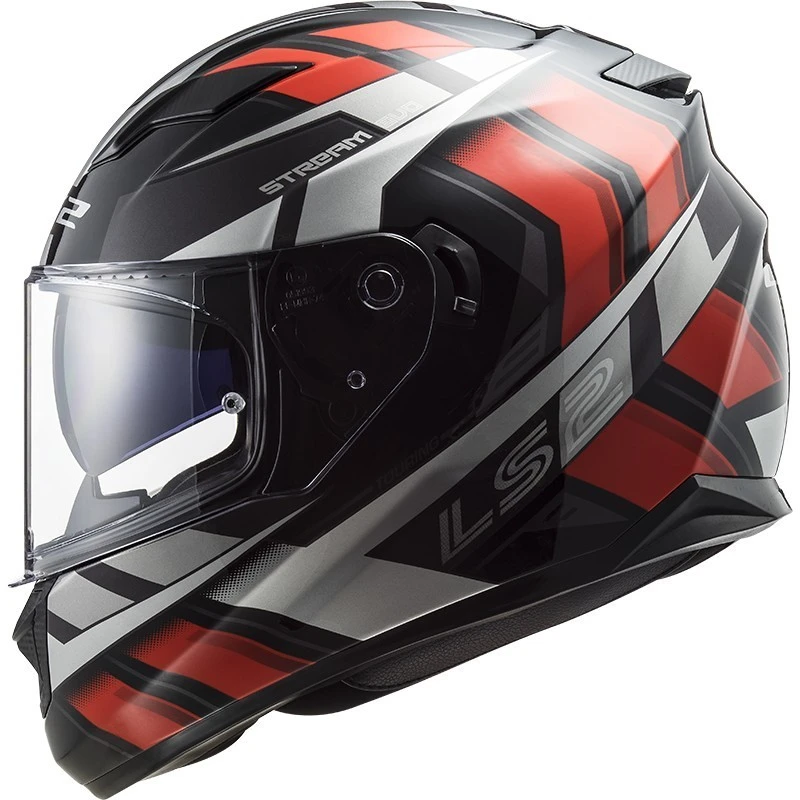 Full Face Motorcycle Helmet Ls2 FF320 STREAM EVO Loop Black Red 6 Full Face Motorcycle Helmet Ls2 FF320 STREAM EVO Loop Black Red - Image 4